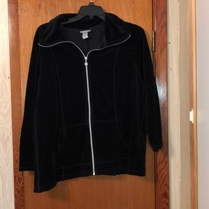 Jacket with Silver Zipper
